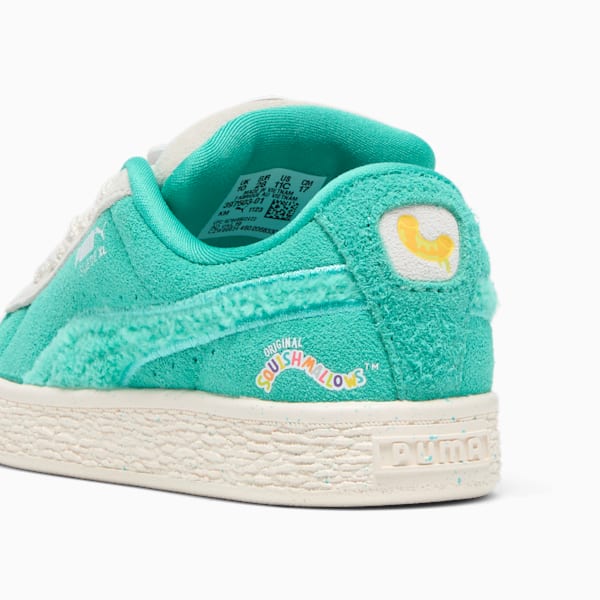 Chaussures de sport Suede XL Winston PUMA x SQUISHMALLOWS, jeune enfant, Warm White-Alpine Snow-Elektro Pool, extralarge